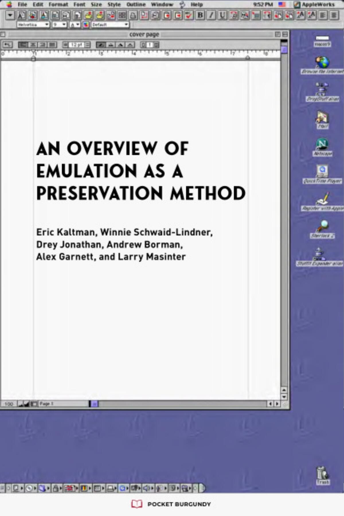 Thumbnail for An Overview of Emulation as a Preservation Method