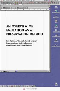 Thumbnail for An Overview of Emulation as a Preservation Method